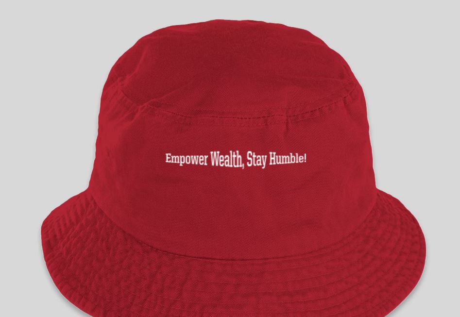 Humble Millionaires Bucket Hat - Red