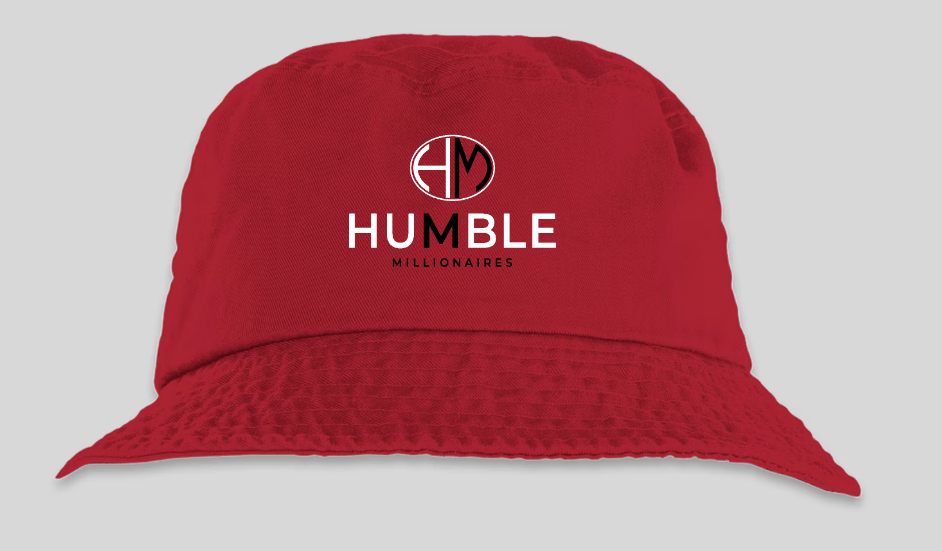Humble Millionaires Bucket Hat - Red