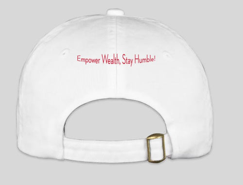 Humble Millionaires Dad Hat - White